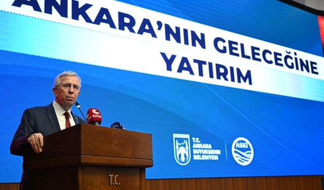 Ankara Büyükşehir Belediye Başkanı Mansur Yavaş’tan ASKİ’ye 1,1 Milyar Dolarlık Yatırım Hamlesi
