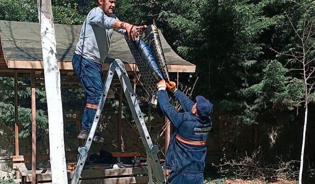 Pursaklar Parklarında Bakım Seferberliği Başladı