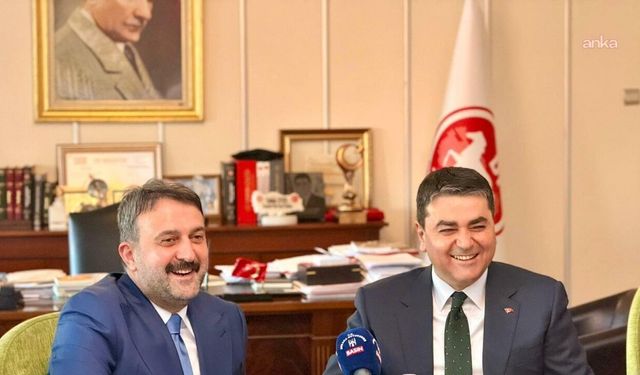 AKK Başkanı Yılmaz'dan, Demokrat Parti Genel Başkan Gültekin Uysal’a Ziyaret