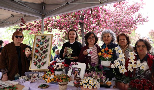 Çankaya Evleri Kursiyerlerinin Ürünleri, Zafer Park’ta Görücüye Çıktı