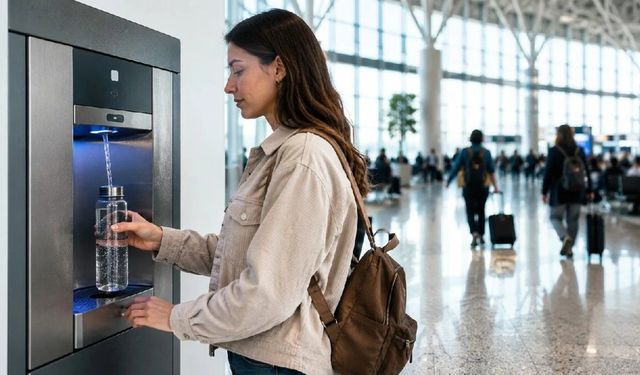 Havalimanlarında Ücretsiz Su Uygulaması Başlıyor