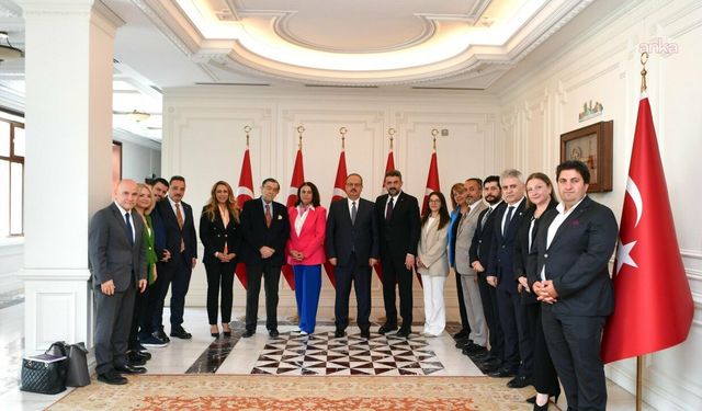 Ankara Valisi Canbolat, AKK Başkanı Yılmaz’ı Kabul etti
