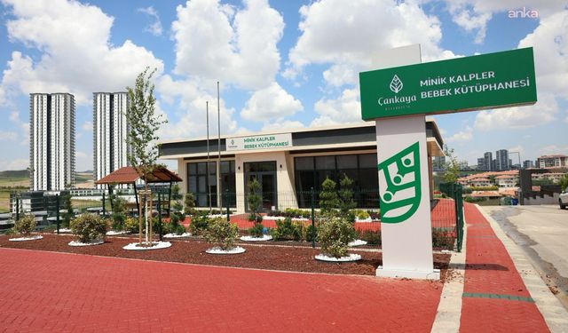 Çankaya'nın ikinci Bebek Kütüphanesi, Dodurga Mahallesi'nde Açıldı