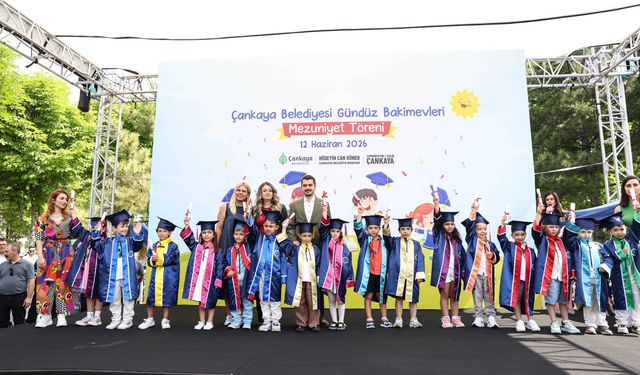 Çankaya Belediyesi Kreşlerinde Mezuniyet Heyecanı