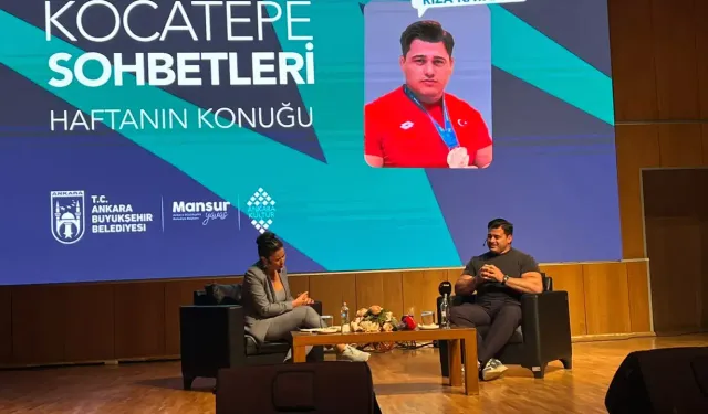Ankara Büyükşehir Belediyesi'nin Düzenlediği “Kocatepe Sohbetleri”nin Konuğu Millî Güreşçi Rıza Kayaalp Oldu