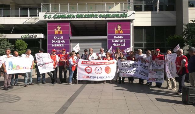 Ankara'da Emeklilerden Maaş ve Sosyal Haklar Çağrısı