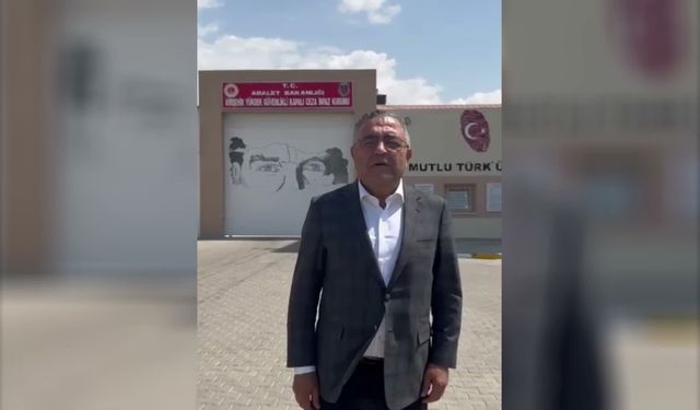 CHP'li Tanrıkulu Kırşehir'de Tutuklu Çankaya Belediye Başkanı Güner'i Ziyaret etti