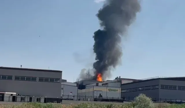 Ankara'da Kimyasal Ürün Fabrikasında Yangın