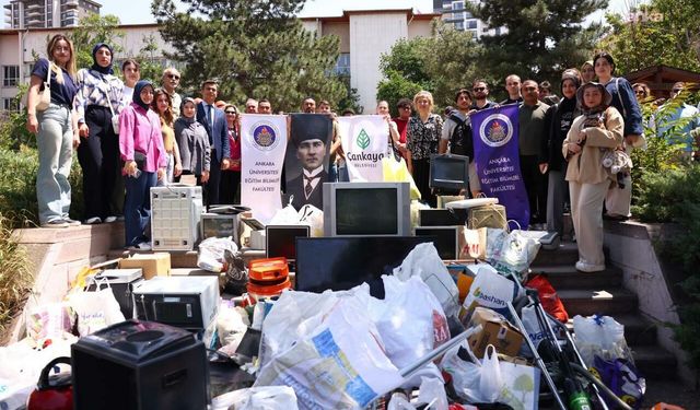 Çankaya’da Bir Yılda Yaklaşık 50 Ton e-Atık Geri Dönüşüme Kazandırıldı