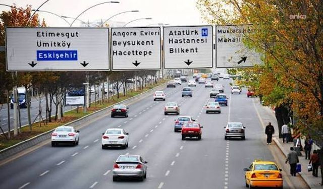 Ankara'da Bazı Yollar Araç Trafiğine Kapatıldı