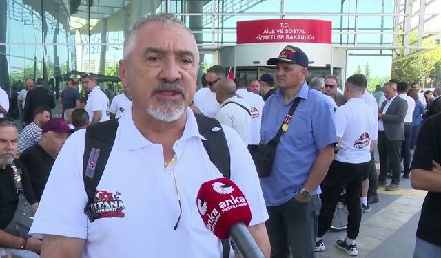 Er Şehit Aileleri ve Er Gazilerin Eylemi Sürüyor