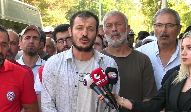 Madencilerin Enerji ve Tabii Kaynaklar Bakanlığı Önündeki Eylemi Devam Ediyor