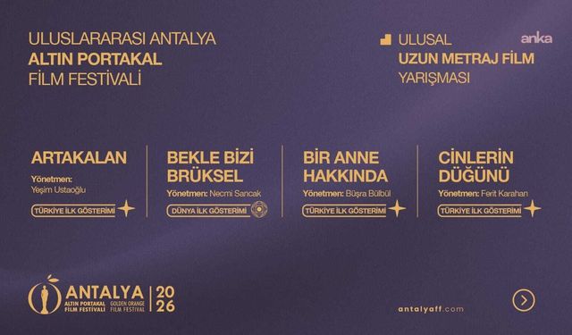 Altın Portakal'ın Yarışma Filmleri Belli Oldu