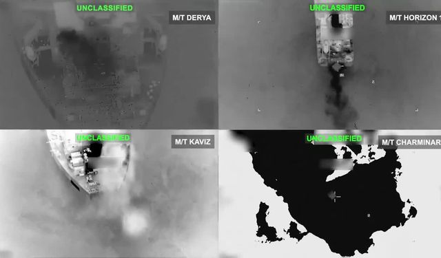 CENTCOM: ABD Güçleri 5 İran Petrol Tankerini Vurdu