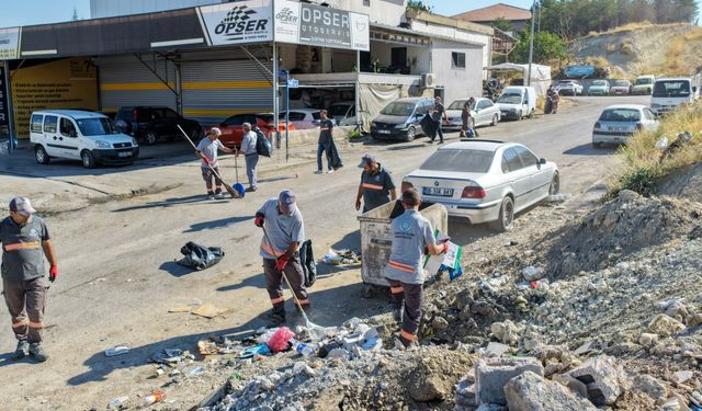 Şaşmaz Oto Sanayi'de Kapsamlı Temizlik Çalışması