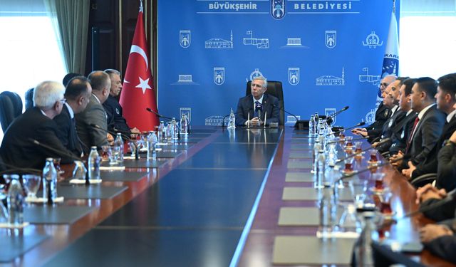 Mansur Yavaş, Ankara Zabıtasıyla Buluştu