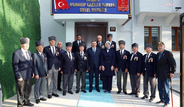 İçişleri Bakanı Mustafa Çiftçi, Türkiye Muharip Gaziler Derneği'ni Ziyaret Etti