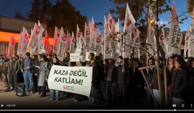 Ankara’daki Madenci Anıtı Önünde Eylem Düzenlendi