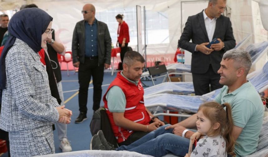 Akyurt'ta Kan Bağışı Etkinliği Düzenlendi