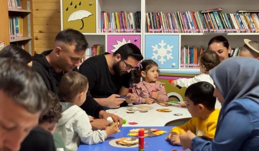 Sincan Bebek Kütüphanesi'nde Baba-Çocuk Etkinliği