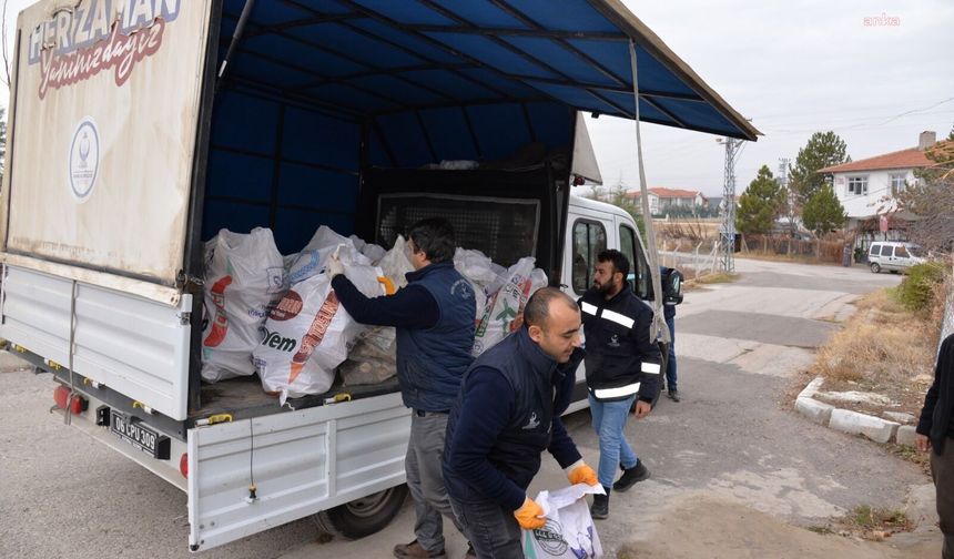 Kahramankazan Belediyesi'nden İhtiyaç Sahiplerine Yakacak Desteği