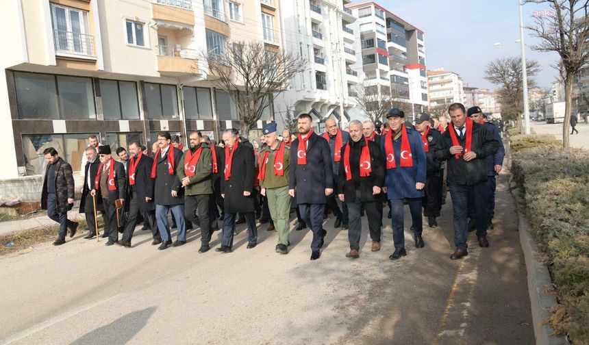 Kahramankazan’da Sarıkamış Şehitleri İçin Anma Yürüyüşü