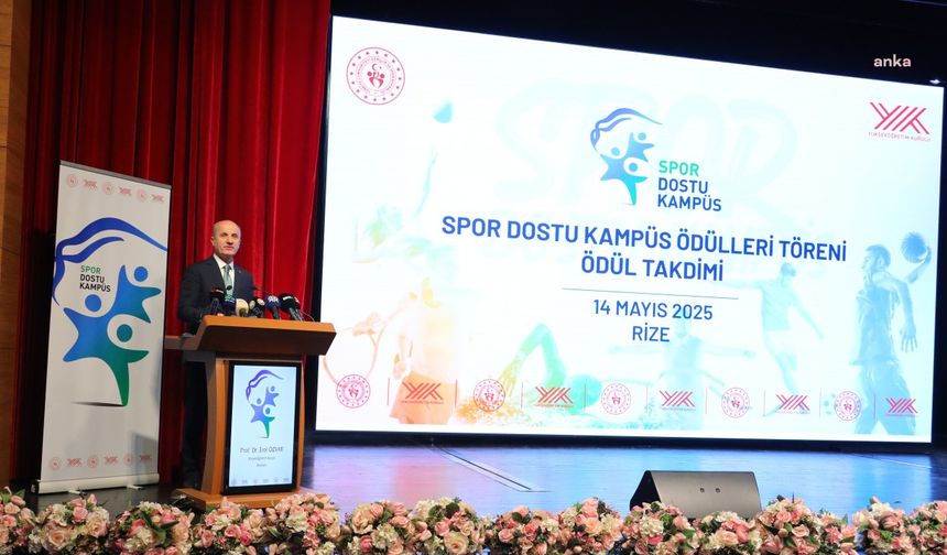"Spor Dostu Kampüs Ödülleri"nde Ankara'dan İki Üniversite Listede