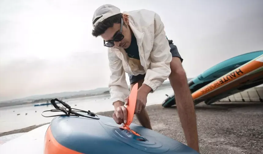 Mogan Gölü'nde Sup Board Eğitimi