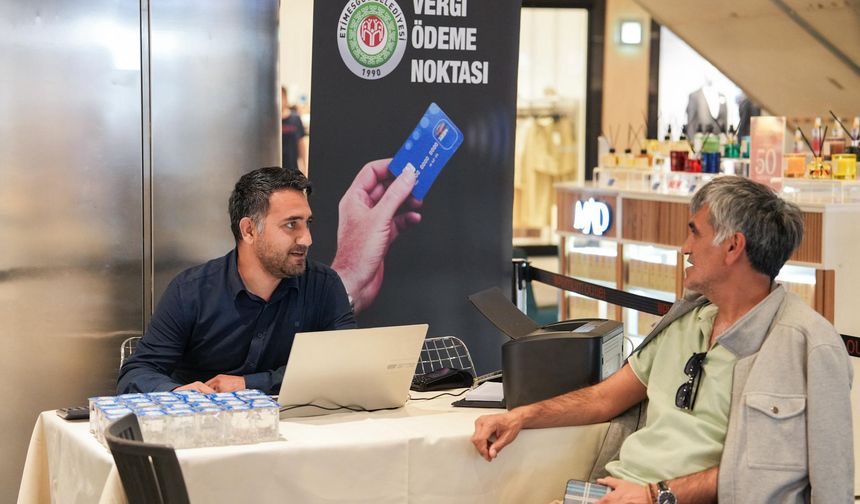 Etimesgut Optimum AVM'de Vergi Ödeme Noktası Açıldı