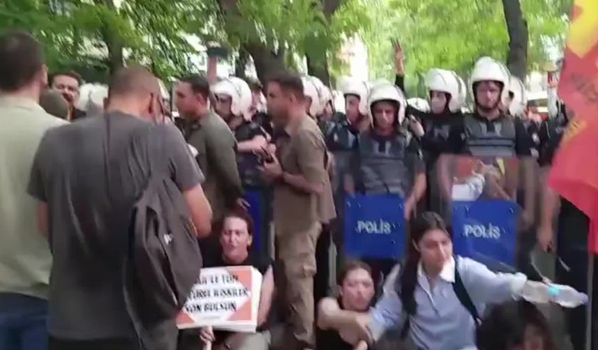Ankara'da Filistin'e Destek Eyleminde 6 Gözaltı