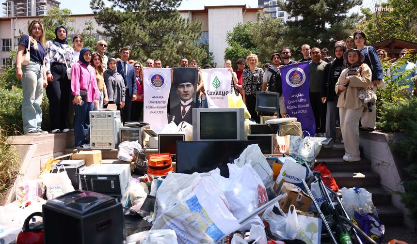 Çankaya’da Elektronik Atık Seferberliği Sürüyor