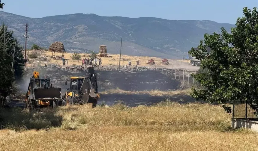 Güdül'de Tarım Arazisinde Yangın