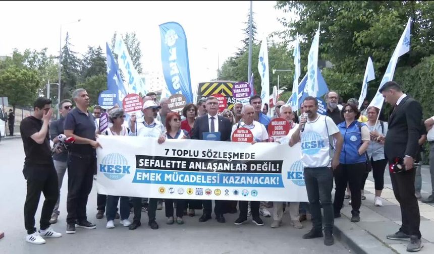 KESK'ten "8. Dönem Toplu Sözleşme" Açıklaması: Birileri Tarihi Başar Nutukları Atsa da Kamu Emekçileri Yoksulluk İçinde