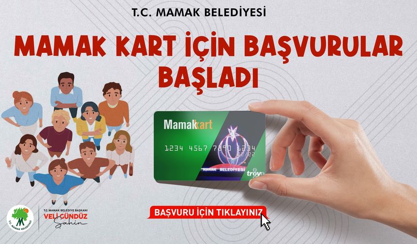 Mamak Kart Projesi Hayata Geçti
