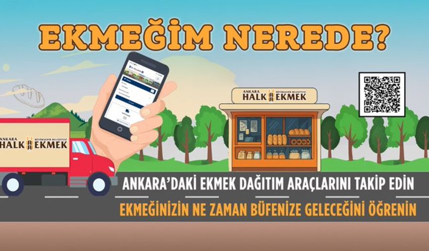 Ankara Büyükşehir Halk Ehmek'ten "Ekmeğim Nerede" Uygulaması