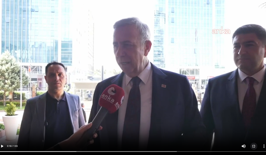 Mansur Yavaş: Murat Çalık Ölürse, Bunun Adı 'Tasarlayarak Cinayet'tir
