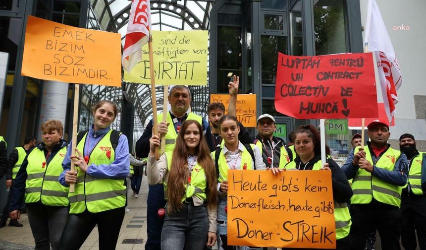 Almanya'da BİRTAT Döner İşçileri Grevde