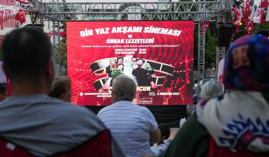 Keçiören Belediyesi'nden Açık Hava Sinema Etkinliği
