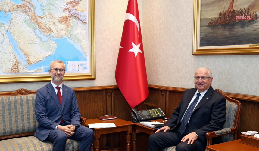 Milli Savunma Bakanı Güler, Ukrayna'nın Ankara Büyükelçisi'ni Kabul Etti