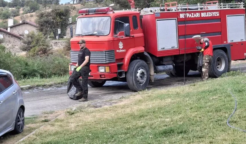 Beypazarı'nda Yangın Önlemi