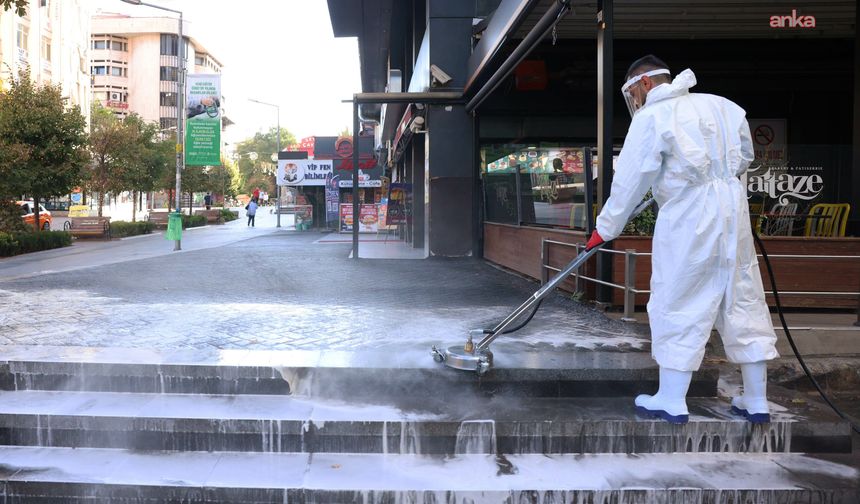 Çankaya’da Ozonlu Yüksek Basınçla Temizlik Dönemi Başladı
