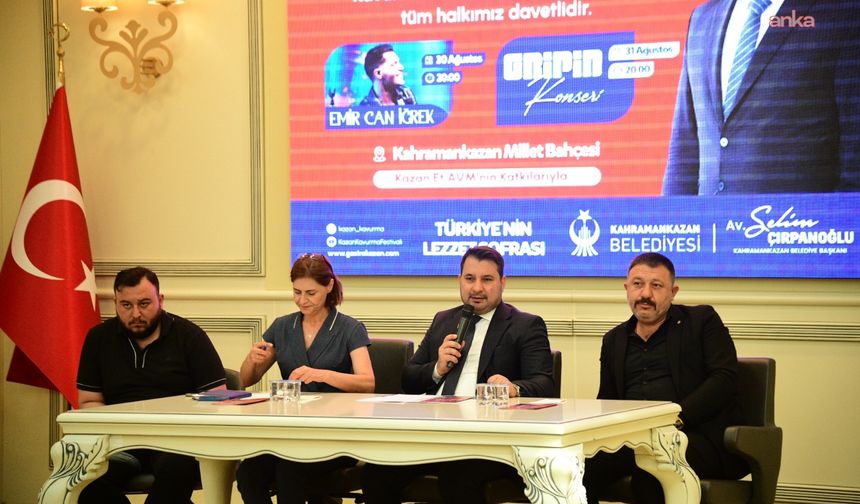 Kahramankazan'da Uluslararası Kavurma ve Gastronomi Festivali İçin Geri Sayım Başladı