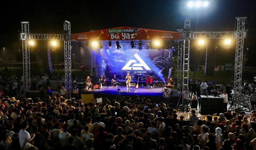 Sincan Park Yaz Festivali'ne Yoğun Katılım