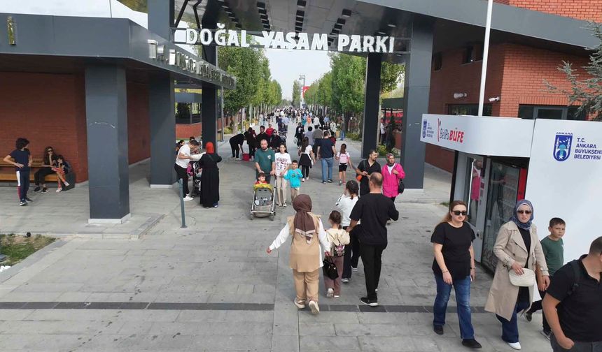 Ankara Büyükşehir Belediyesi'nin Atatürk Çocukları Doğal Yaşam Parkı'na Yoğun İlgi