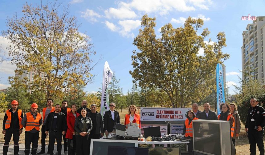 Çankaya'da Elektronik Atıklar Geri Dönüşüyor