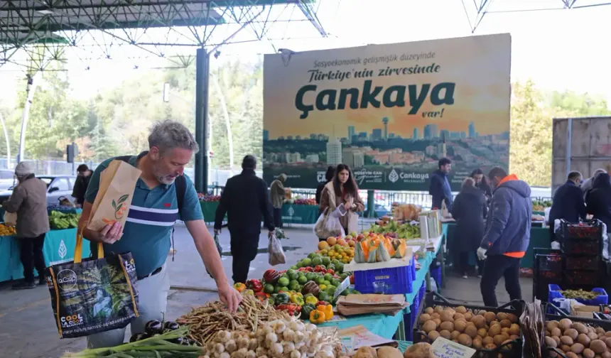 Çankaya Belediyesi'nden Organik Ürün Pazarlarına Düzenli Denetim