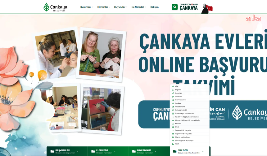 Çankaya Belediyesi, Web Sitesini Yeniledi