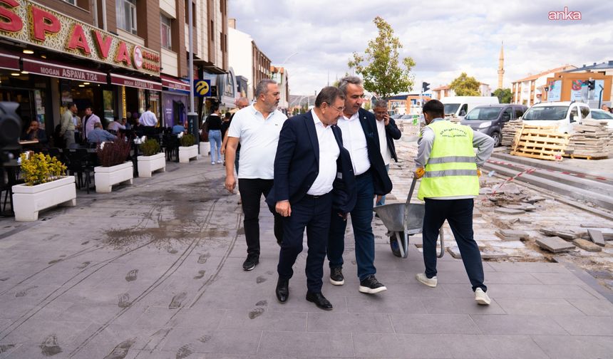 Gölbaşı Belediyesi, Ankara Caddesi'nde Trafik ve Park Sorununu Çözecek Bir Çalışma Başlattı