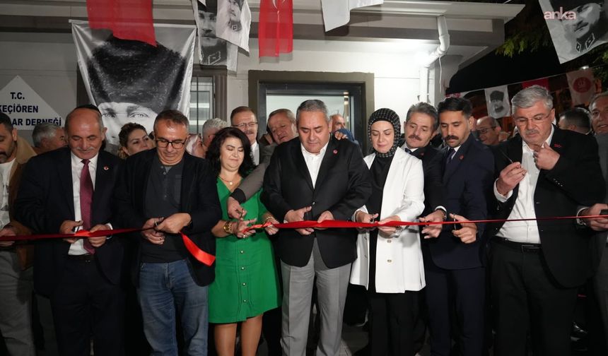 Keçiören Muhtarlar Derneği Hizmet Binası Törenle Açıldı