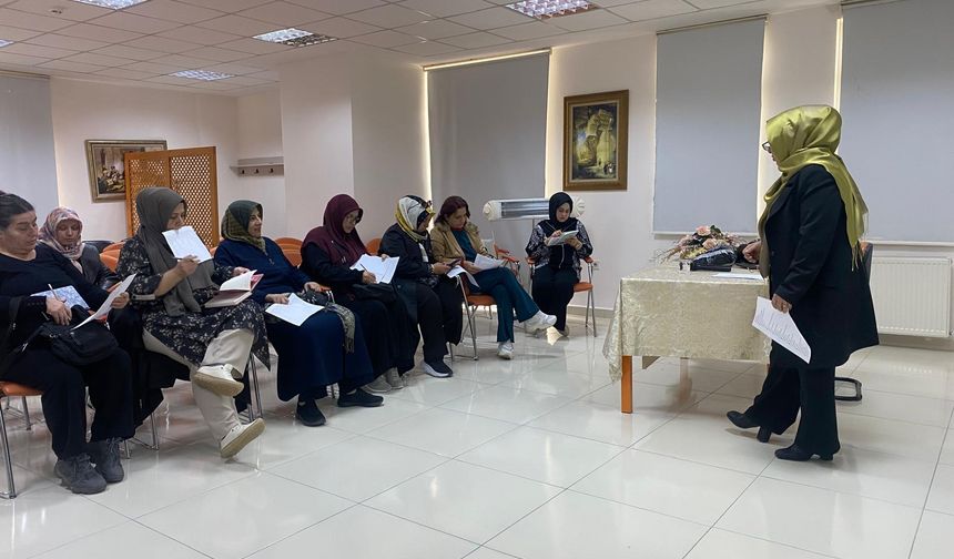 Pursaklar’da Kadınlara Farkındalık ve Aile Okulu Eğitimleri